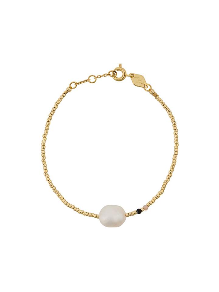 Anni Lu Baroque Pearl Bracelet - Gold