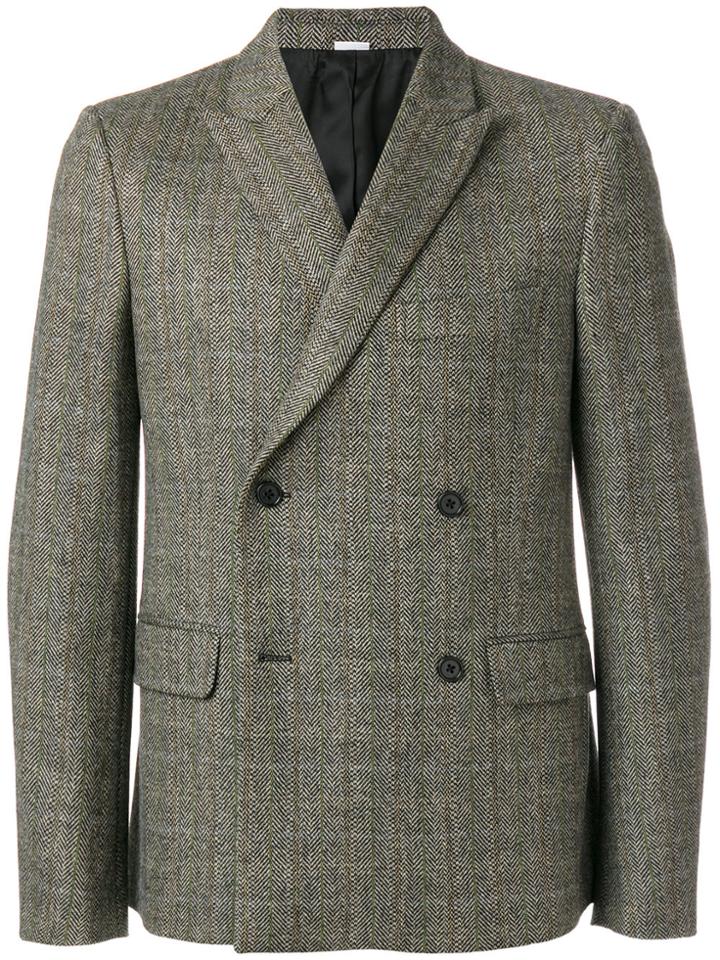 Stella Mccartney Patterned Double Breasted Blazer - Brown