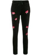 Quantum Courage Je T'aime Lips Joggers - Black