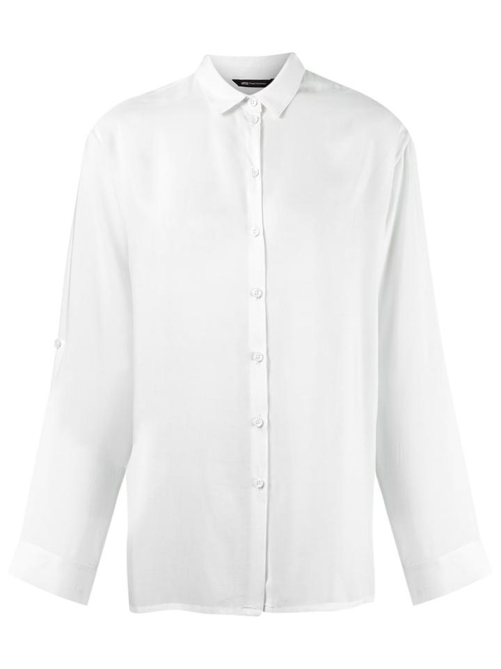 Uma Raquel Davidowicz Classic Collar Shirt, Women's, Size: 44, White, Viscose