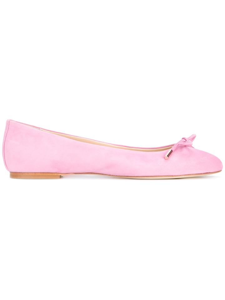 Anna Baiguera Bow Toe Ballerinas - Pink & Purple