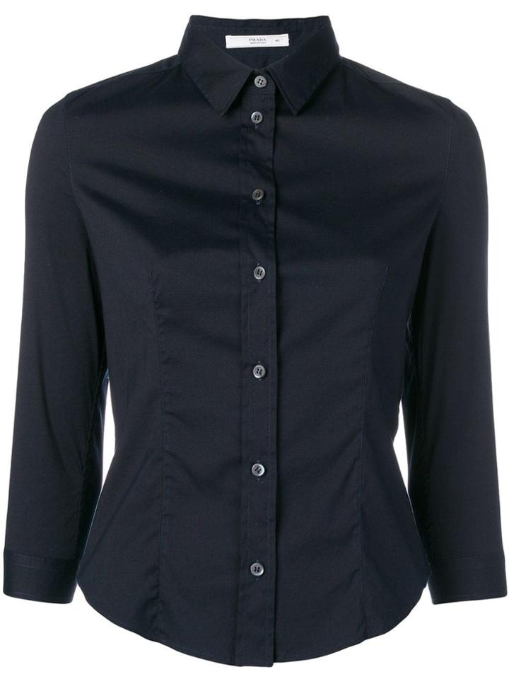 Prada Vintage Button-down Shirt - Black
