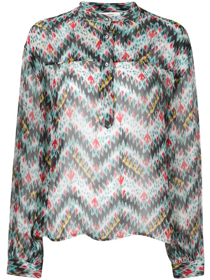 Isabel Marant Étoile Emana Printed Blouse - Blue