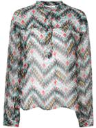 Isabel Marant Étoile Emana Printed Blouse - Blue