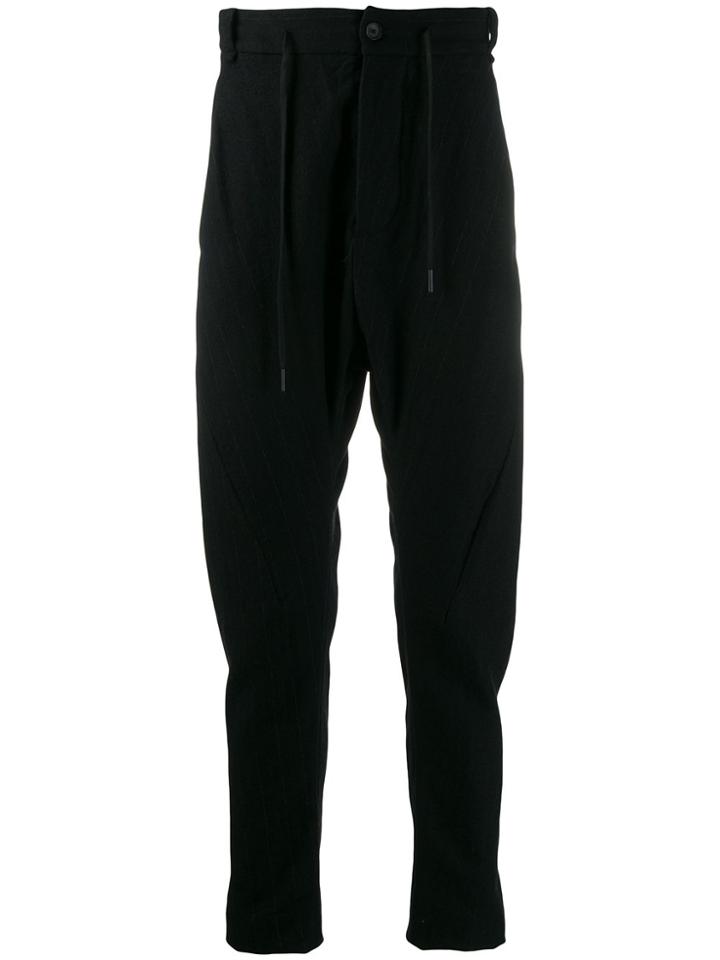 Masnada Slim Fit Track Pants - Black