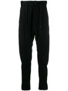 Masnada Slim Fit Track Pants - Black