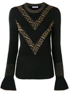 Versace Collection Knitted Jumper - Black