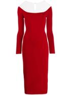 Alexander Wang Off Shoulder Dress - Red