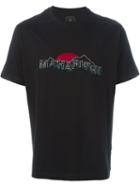 Maharishi Embroidered Logo T-shirt, Men's, Size: S, Black, Cotton