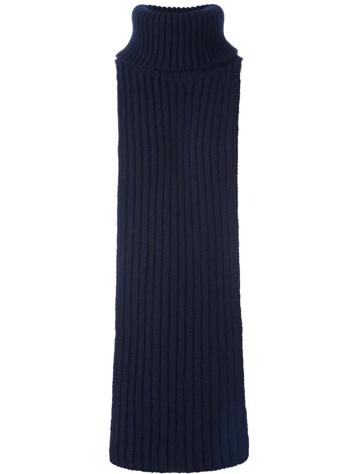 Erika Cavallini 'cedar' Collar, Women's, Blue, Virgin Wool