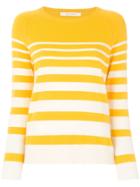 Chinti & Parker Increasing Stripe Jumper - Yellow & Orange