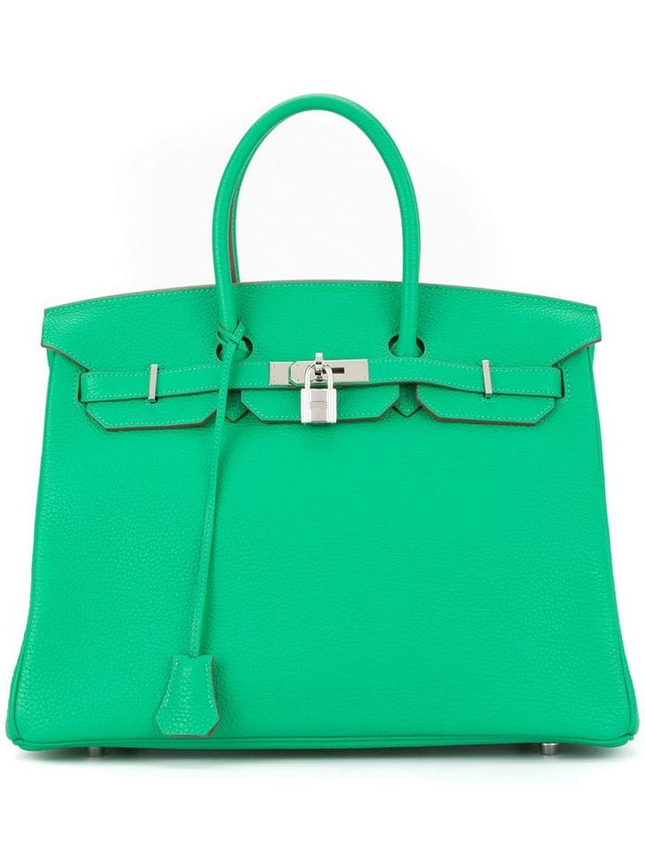 Hermès Pre-owned Birkin 35 Handbag - Green