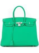 Hermès Pre-owned Birkin 35 Handbag - Green