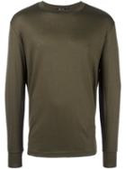 T By Alexander Wang Fine Knit T-shirt, Men's, Size: Small, Green, Wool