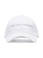 Natasha Zinko Wait For Me Embroidered Cap - White