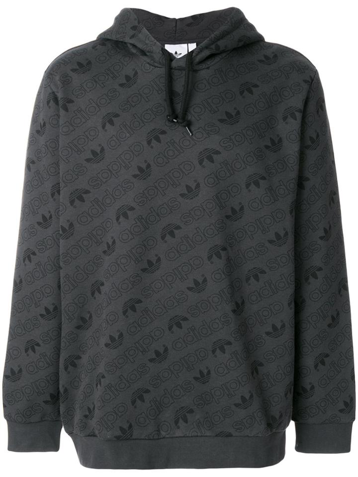 Adidas All Over Print Hoodie - Grey