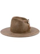 Nick Fouquet Safety Pin Hat, Men's, Size: 59, Nude/neutrals, Wool Felt