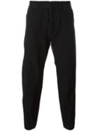 Issey Miyake Men Panelled Tapered Jeans, Size: 4, Black, Cotton/linen/flax