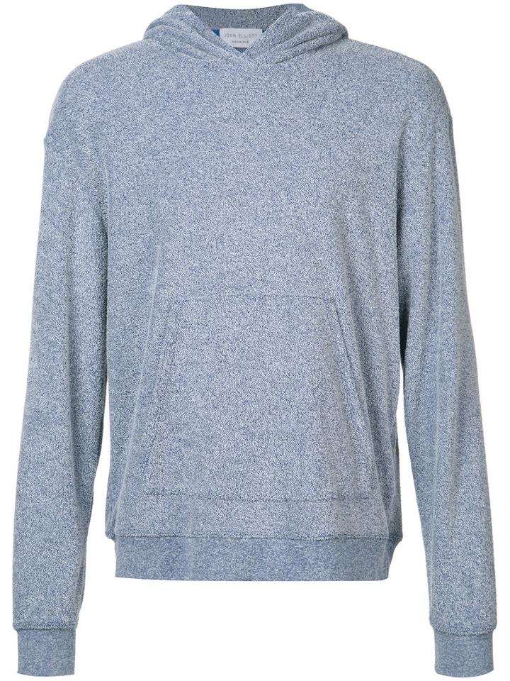John Elliott - Kangaroo Pockets Hoodie - Men - Cotton/polyester - L, Blue, Cotton/polyester