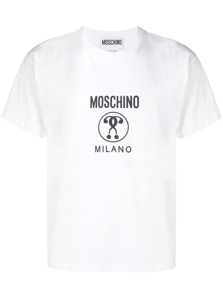 Moschino Question Mark Logo T-shirt - White