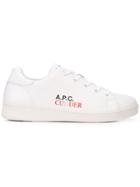 A.p.c. Side Logo Sneakers - White
