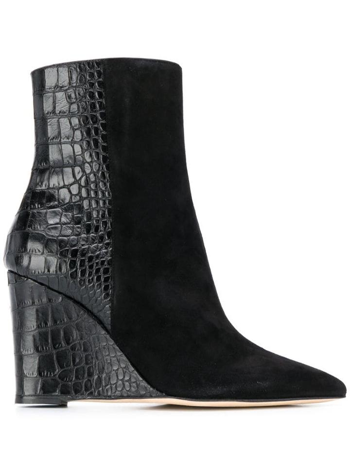 Giuseppe Zanotti Kristen Wedge Boots - Black