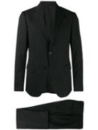 Z Zegna Slim-fit Two Piece Suit - Black