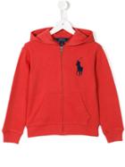 Ralph Lauren Kids Logo Embroidered Hoody, Boy's, Size: 8 Yrs, Black