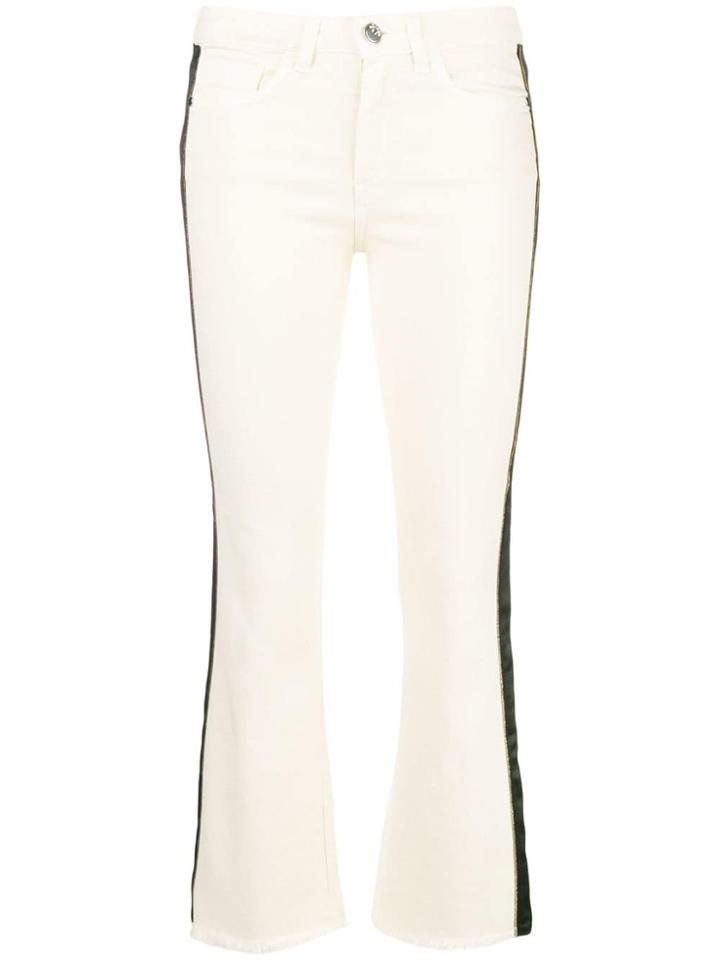 Pinko Pollon Cropped Jeans - White