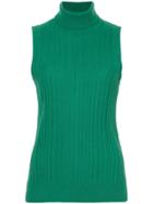 Lee Mathews Sleeveless Turtleneck - Green