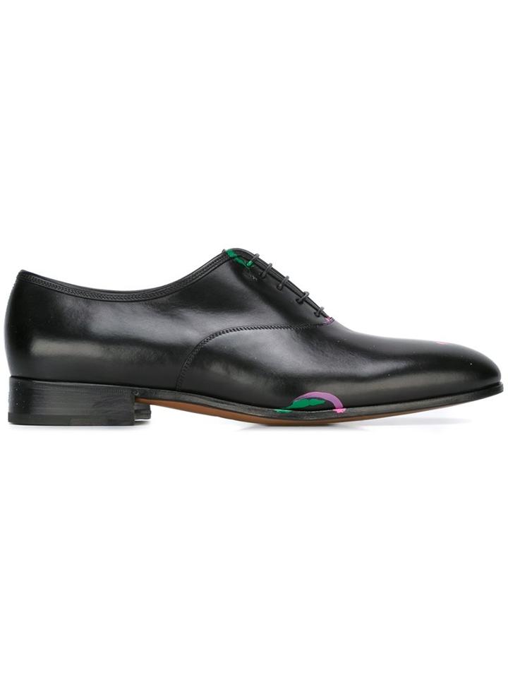 Salvatore Ferragamo Printed Detail Oxford Shoes