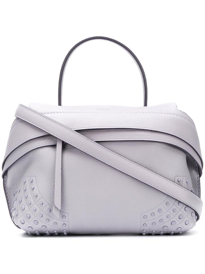Tod's Wave Tote Bag - Pink & Purple