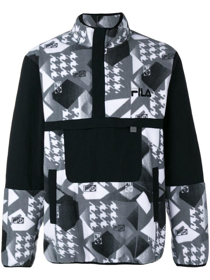 Liam Hodges Graphic Print Jumper - Black