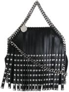 Stella Mccartney Tiny 'falabella' Fringed Tote, Women's, Black