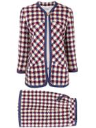 Chanel Pre-owned Cc Logos Setup Suit Jacket Skirt - Multicolour