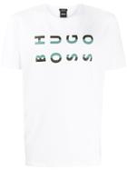 Boss Hugo Boss Tiburt Logo Print T-shirt - White