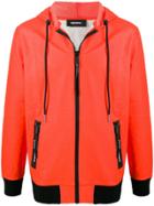 Diesel Zipped Hooded Jacket - Orange