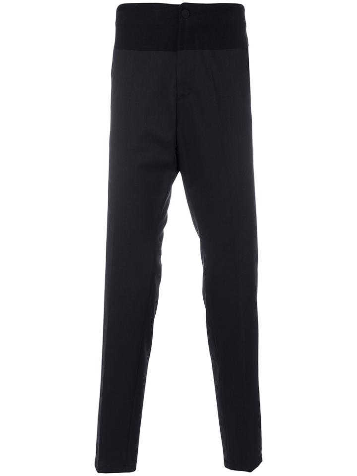 Just Cavalli High Waist Tailored Trousers - Black