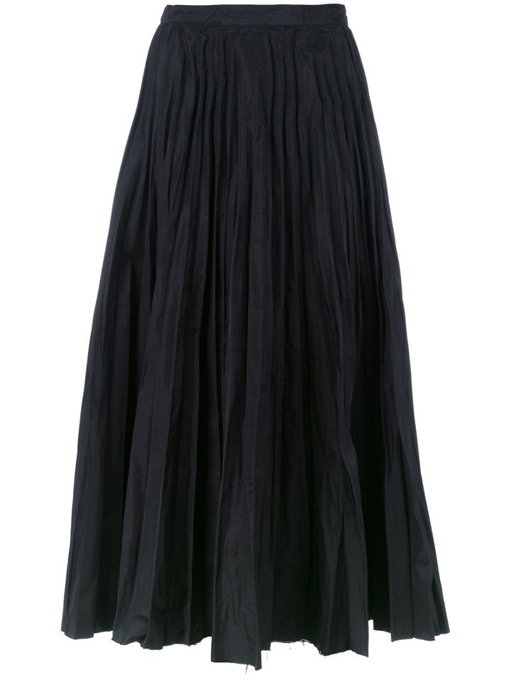 Junya Watanabe Comme Des Garçons Full Midi Skirt, Women's, Size: Medium, Black, Polyester