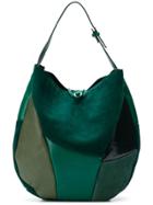 Carmina Campus Round Tote Bag - Green
