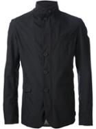 Herno Buttoned Coat, Men's, Size: 58, Blue, Polyester/polyethylene