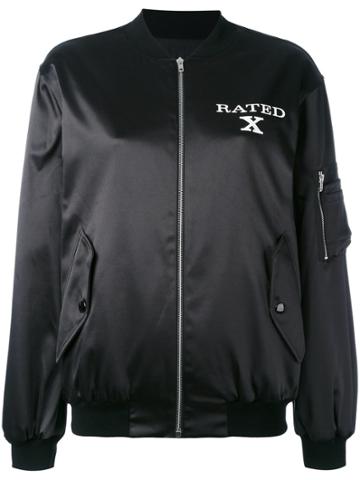 Jeremy Scott X Rated Bomber Jacket - Black