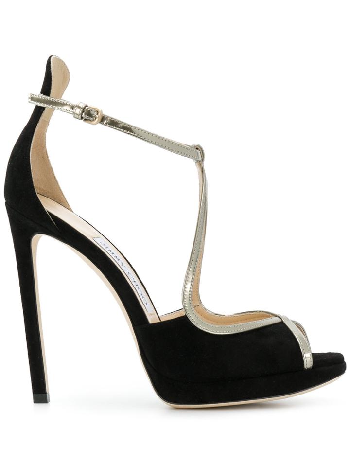 Jimmy Choo Emily High Heeled Sandals - Black