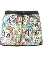 Mc2 Saint Barth - Hula Swim Shorts - Men - Polyamide/polyester/spandex/elastane - S, White, Polyamide/polyester/spandex/elastane