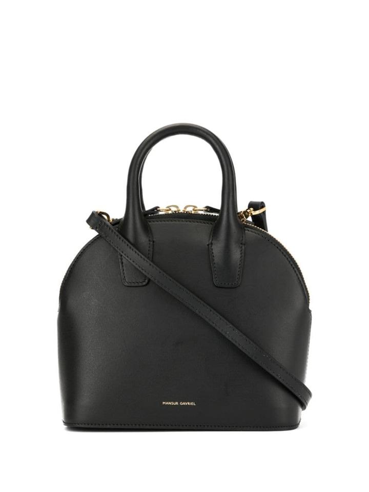 Mansur Gavriel Mini Top Handle Bag - Black