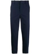 Neil Barrett Slim-fit Cropped Trousers - Blue