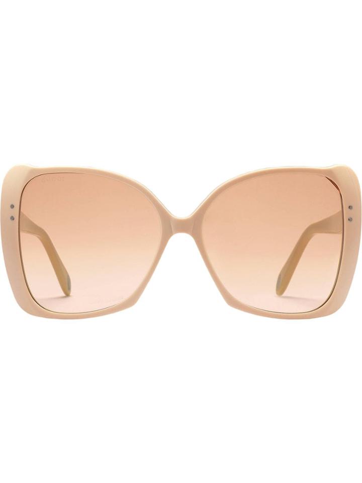 Gucci Eyewear Oversize Square-frame Sunglasses - Neutrals