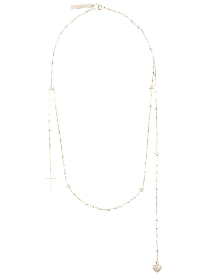 Givenchy Multi-strand Charm Necklace - Metallic