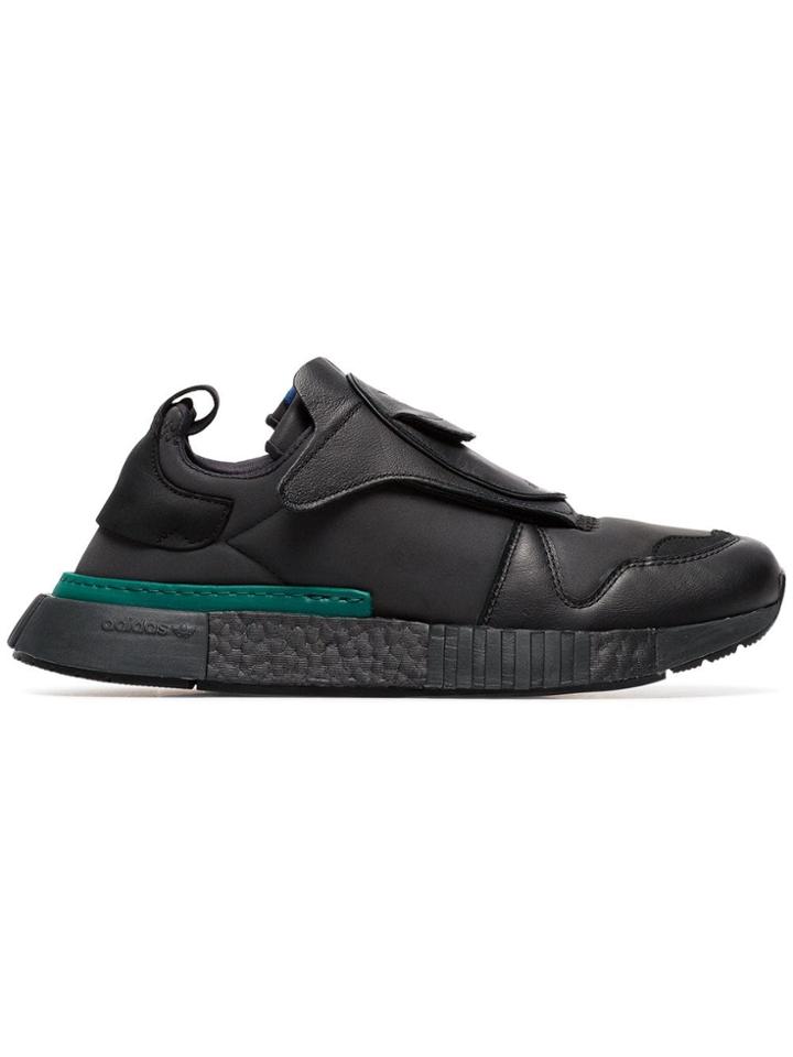 Adidas Black Futurepacer Leather Sneakers
