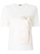Bottega Veneta Latte Silk T-shirt - White